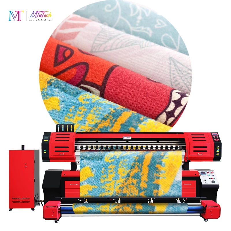 Multi-Colour Press Large Format Pigment Machine digital textile printing for fabric