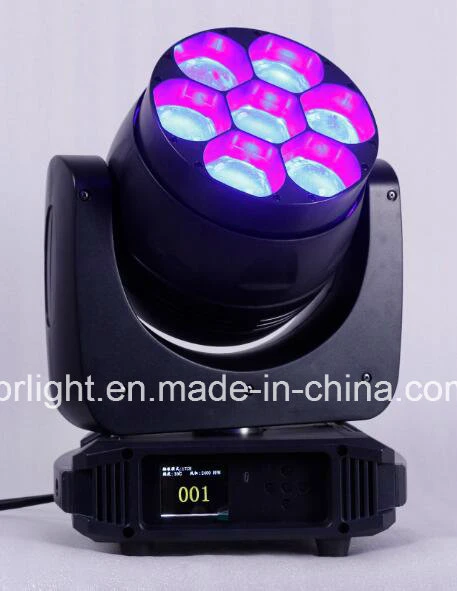 2018 Nuevo producto de venta caliente! 7X 40W LED de alta potencia RGBW lavar moviendo la cabeza / etapa haz zoom LED de iluminación