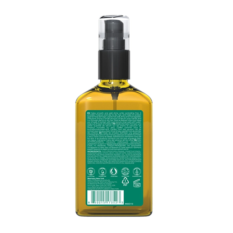 Fabricant d'huile des cheveux Soins des cheveux de gros de Sérum de Traitement biologique de l'huile de noix de coco Essentielles Naturelles pour femme noire Private Label