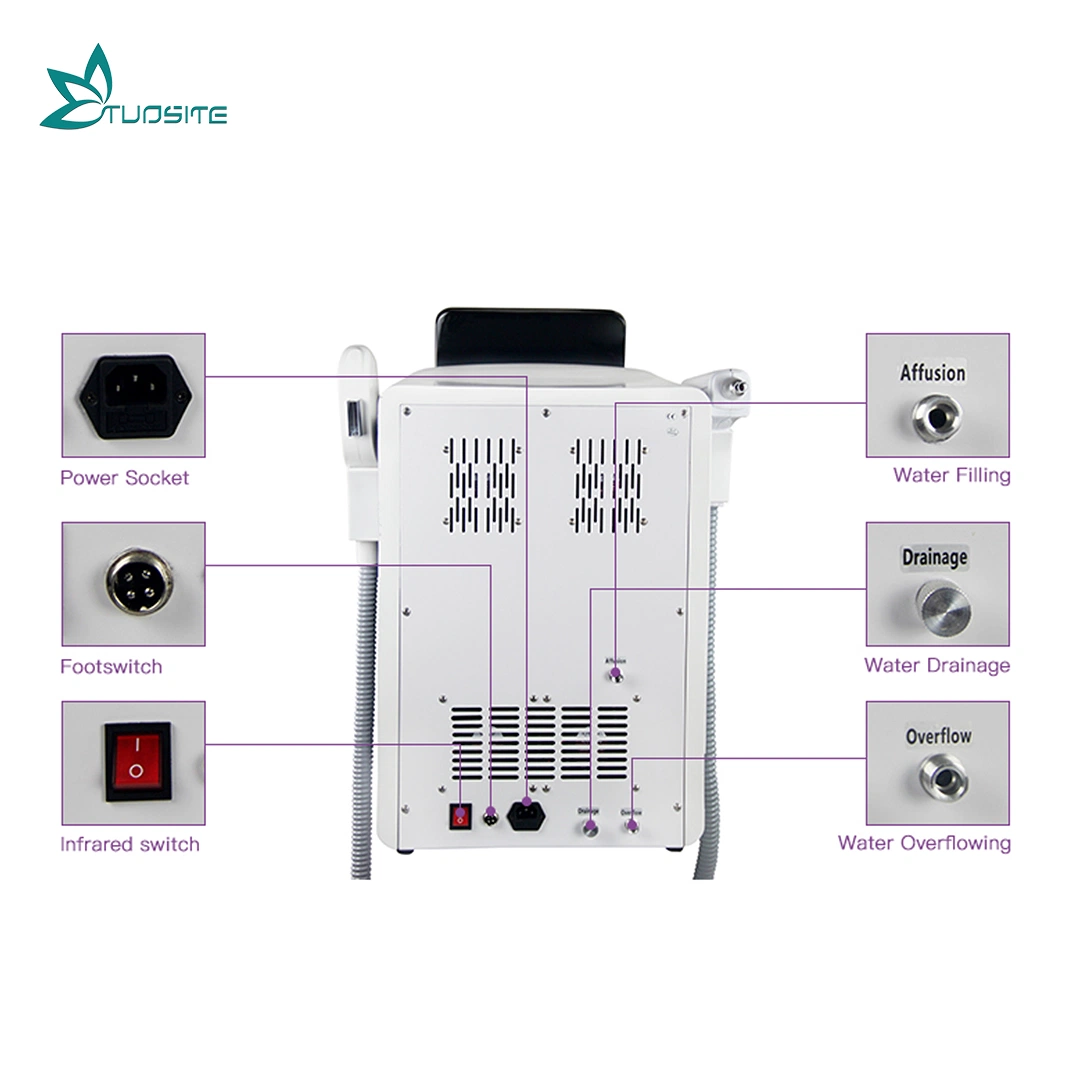 Portable IPL ND YAG Laser Multifunction Machine