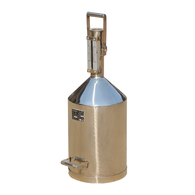 20L Portable Fuel Dispenser Stainless Steel Measuring Can for Petrol Station