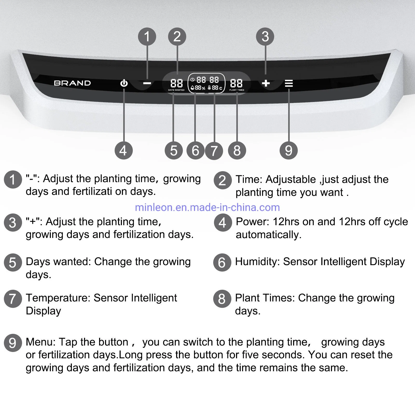 OEM ODM Color Indoor Hydroponics Gardening System S12b