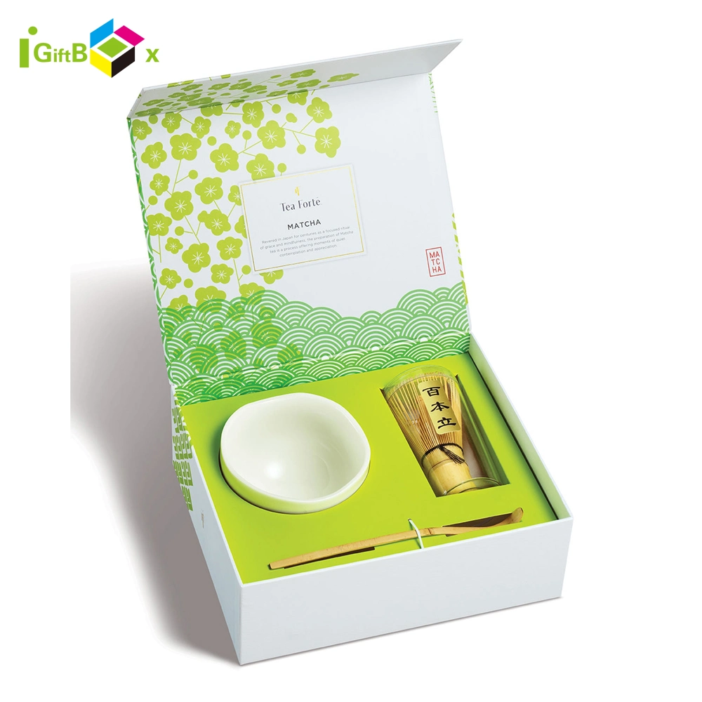 Elegant Cardboard Box Coffee Package Diet Flower Green Tea Packaging Boxes