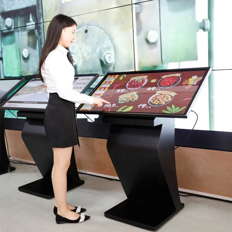 55'' 65''75 "Android/ Windows Floor Stand Display Interactive Kiosk Advertising Information Indoor Touch Screen Multimedia Information