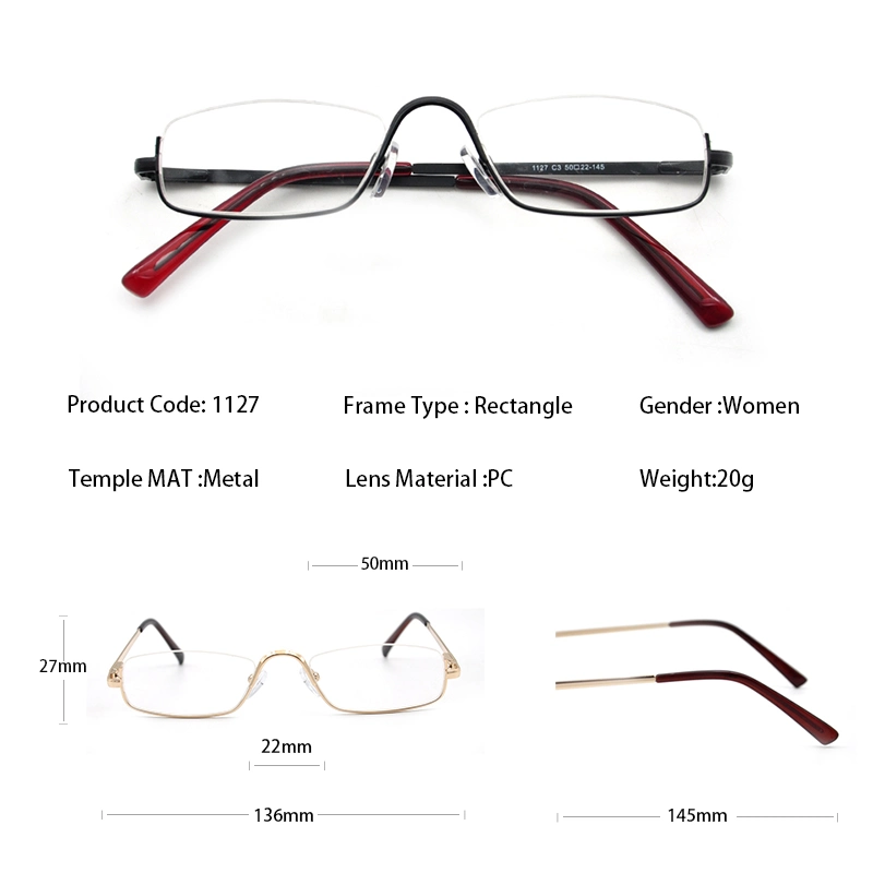 High quality/High cost performance  CE Metal Reading Glasses Spectacle Frame for Men and Women