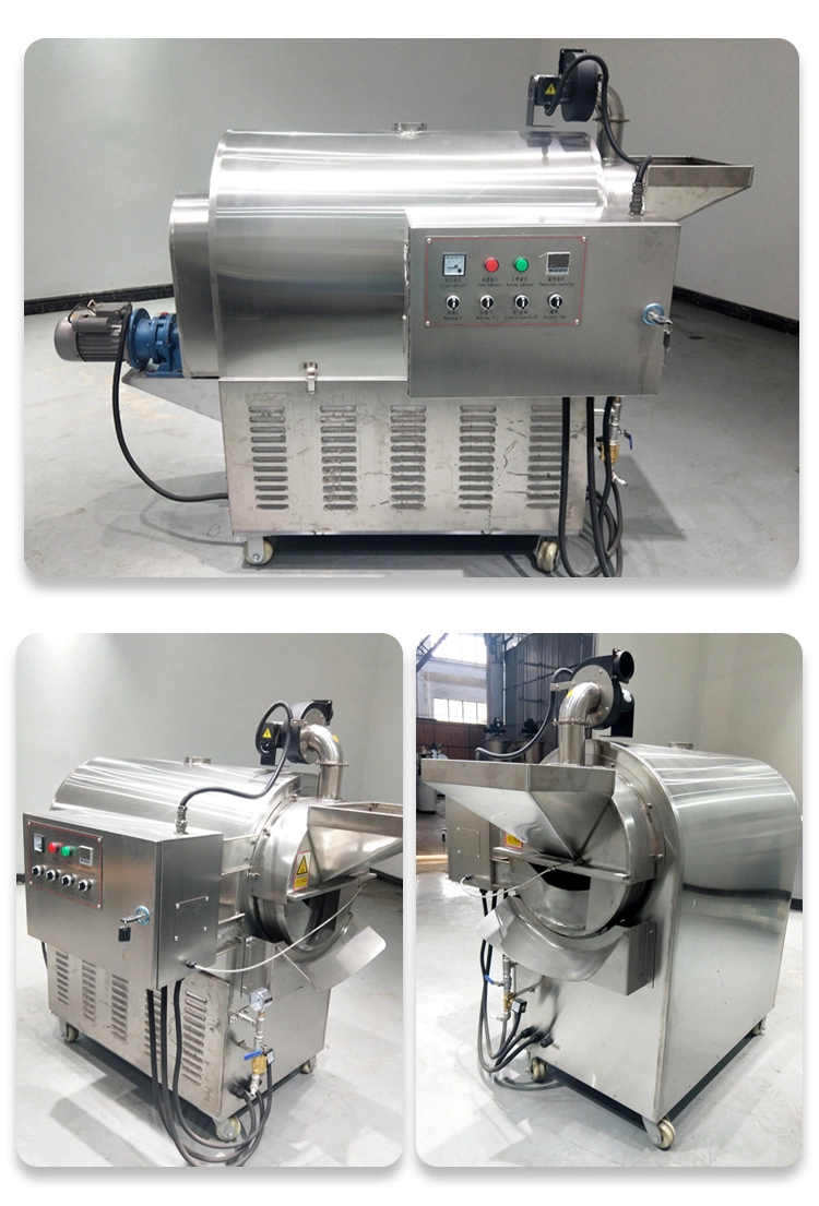 100kg Seeds Nuts Wheat Corn Roaster Peanut Roasting Machine