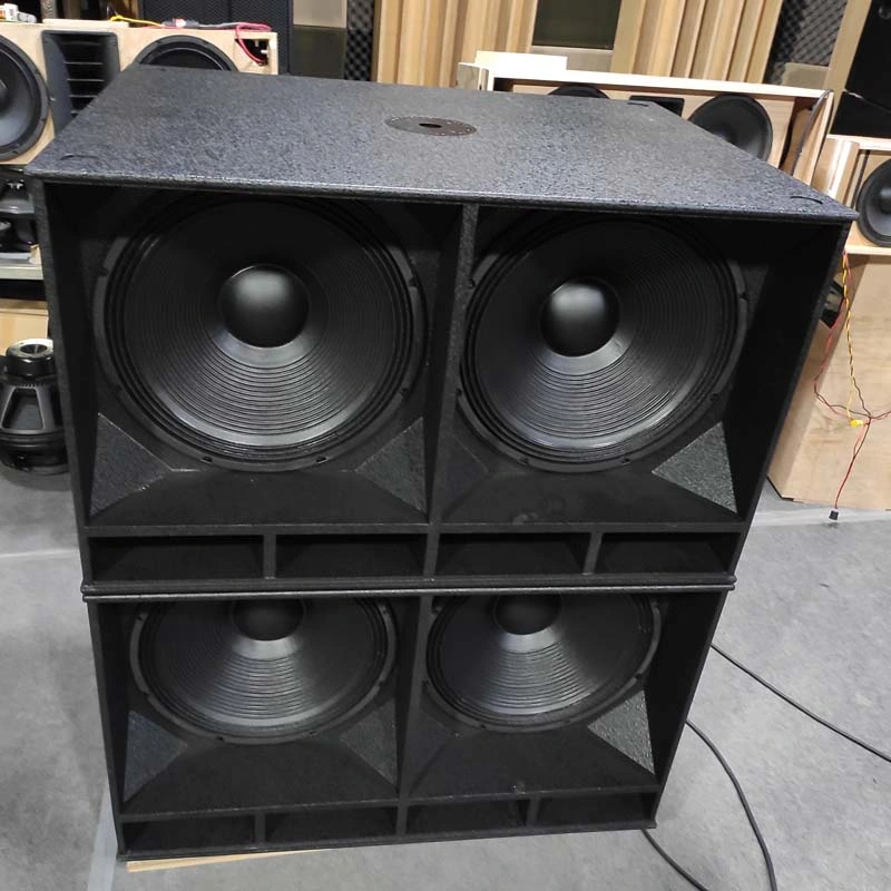 Poderoso Audio de alta PRO doble 18" 2000W W Subwofoer grandes equipos de sonido de Altavoces Altavoces PA