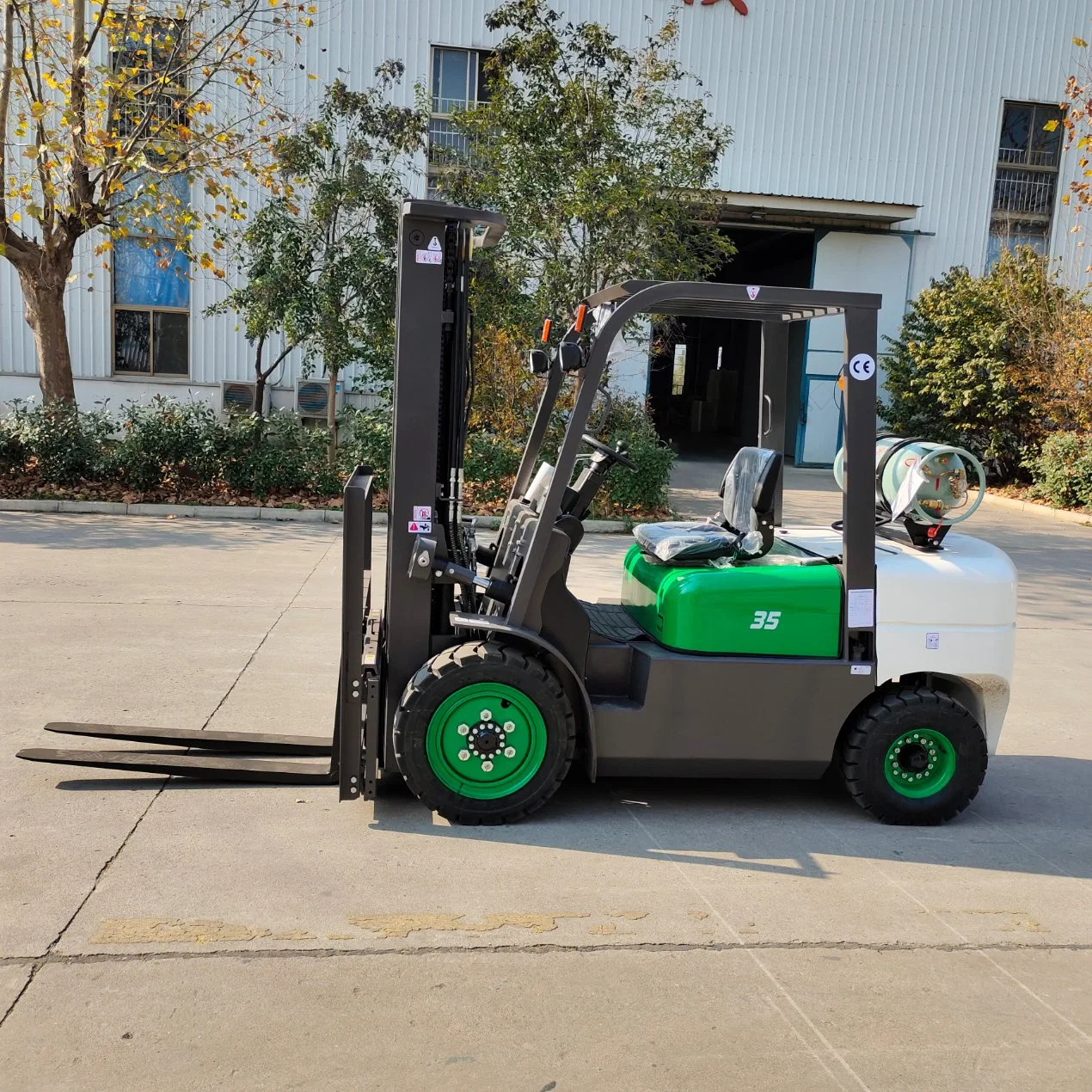 CE China 1.5/3/4/5/7ton 5m Mini Electric Diesel Gasoline LPG Rough Terrain Triple Mast Side Shift Japanese Engine Forklift with Manufacturer Cheap Price