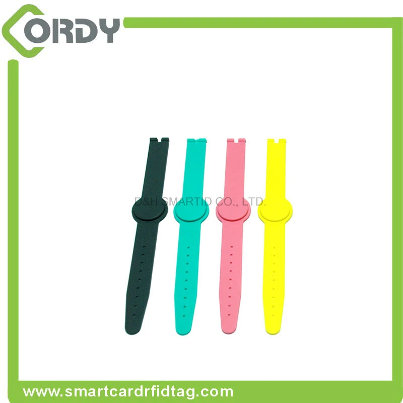 Long Read Range UHF RFID Silicone Wristband for Hospital Use