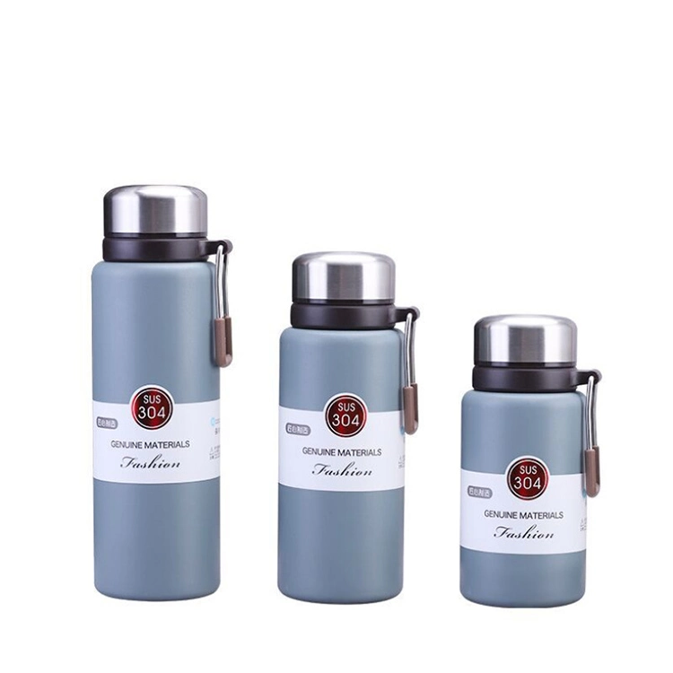Eco-Friendly Double Wall Custom Logo Bottle Water Wide Mouth Vacuum Insulated Drink Sport Stainless Steel Water Bottle