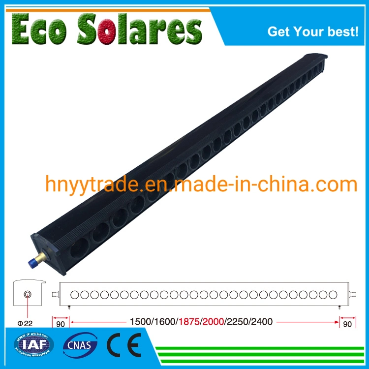 Black Manifold & Alloy Aluminum Solar Thermal Collector