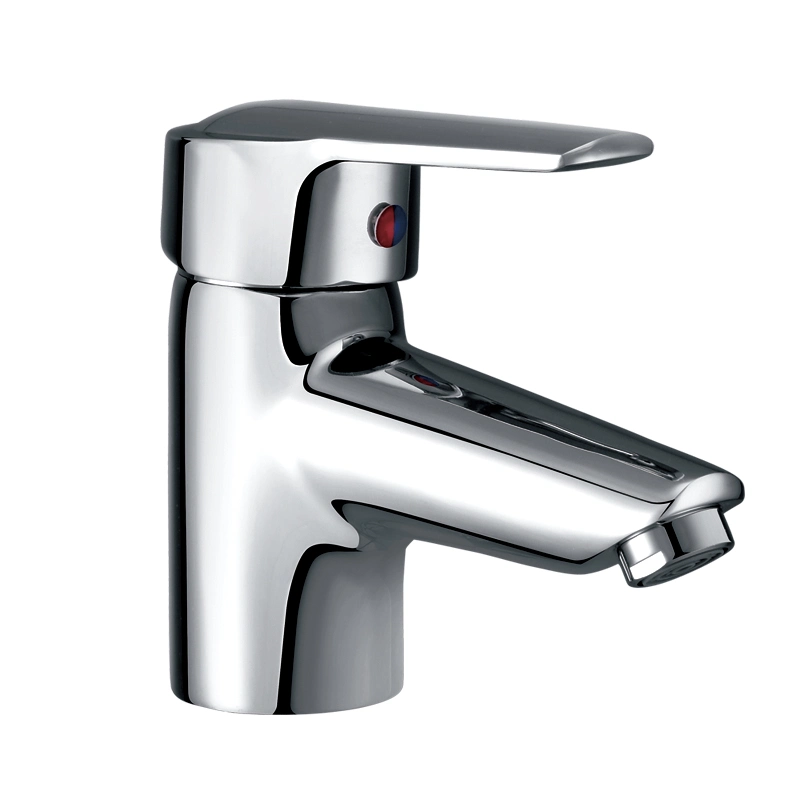 Chrome Hot/Cold Water Wash Basin Faucet