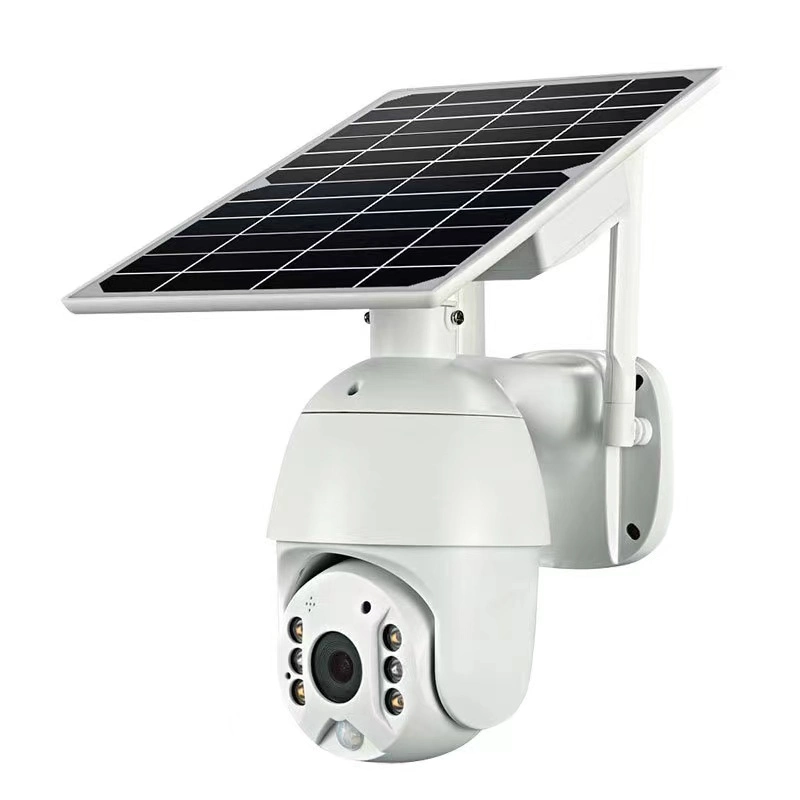 Q3 4G Солнечная камера 1080P IP PTZ CCTV Безопасность беспроводной Камера вне помещений Закрытая телекамера WiFi Камера с низким энергопотреблением купол Камера