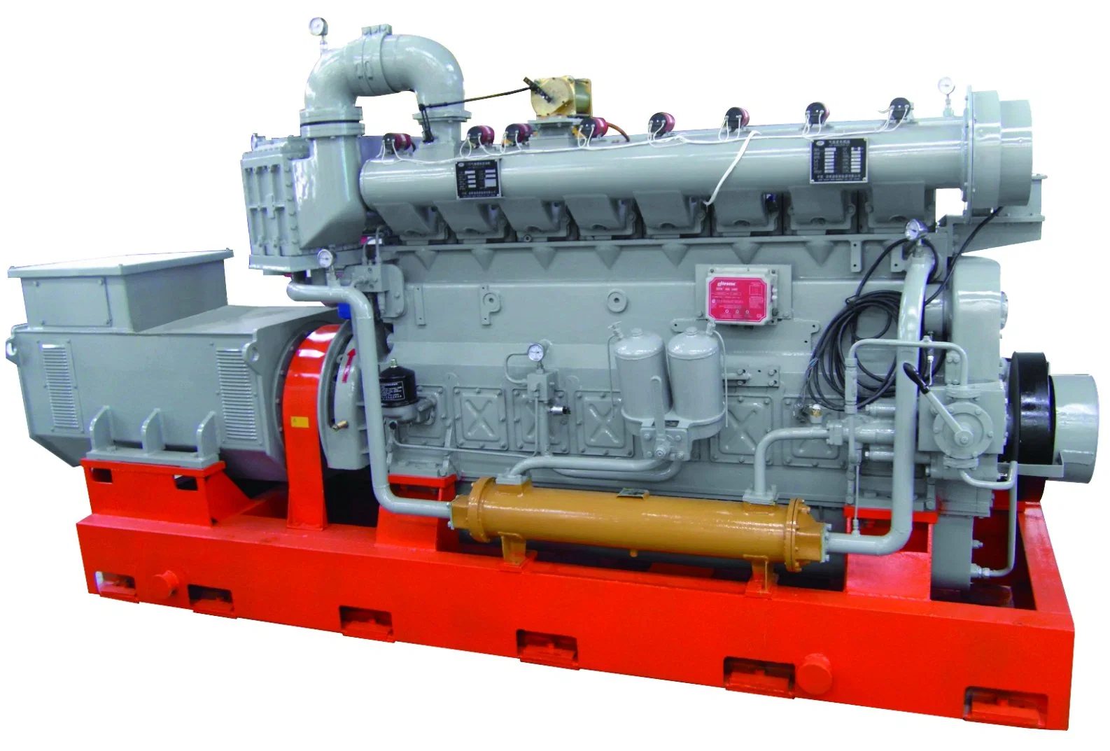 Low Emission High Voltage 10.5kv Biomass Gas Engine Generator Set