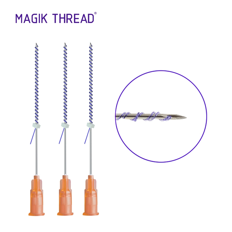 Magik Thread Medical Products Tornado Screw Pdo Thread for Face Thread Lift