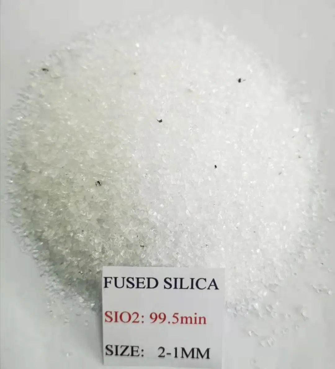 Sio2 99.8% Fused Quartz Sand&Lump for Fine Casting with Best Price