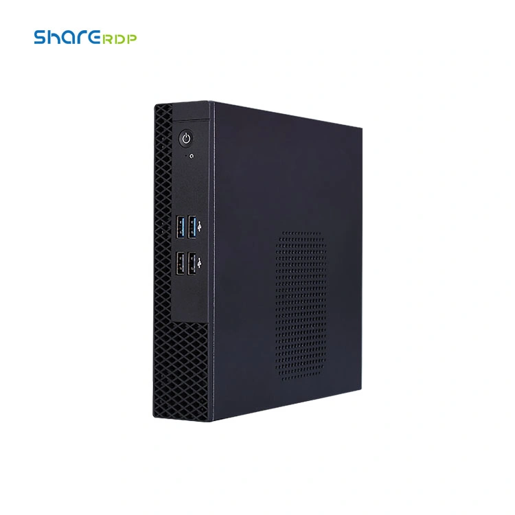 Sharerdp Thin PC con un procesador de núcleo cuádruple8-7410 micro ordenador de torre