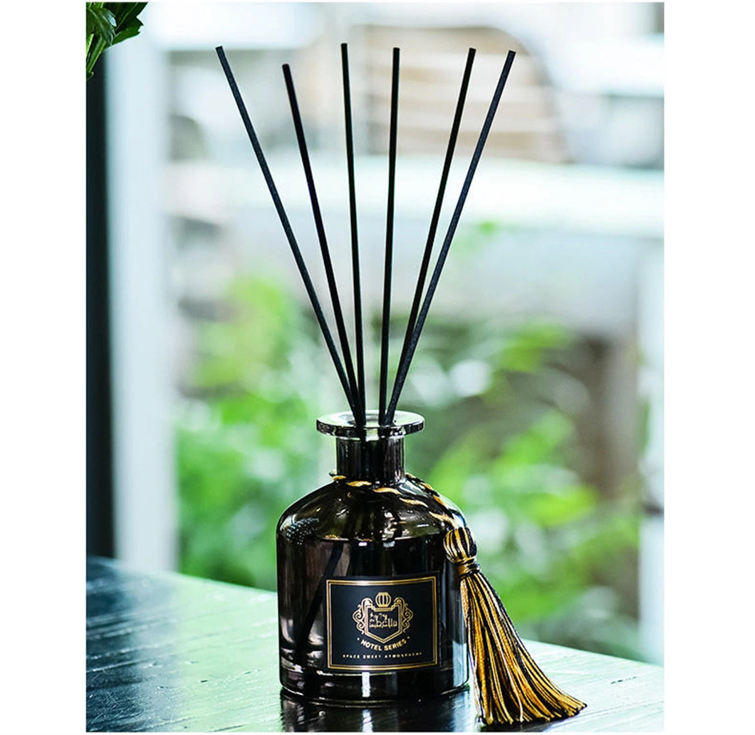 Долговечный натуральный рассеиватель Luxury Reed Diffuser для дома и. Отель с цветными коробками и волоконно-оптической рукоятью