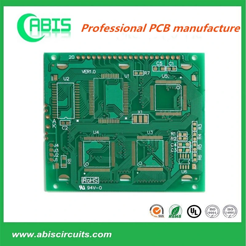 Electronics Fr4/Cem1 Multilayer Circuit Board 1.6mm Rigid PCB with HASL/Enig Finished