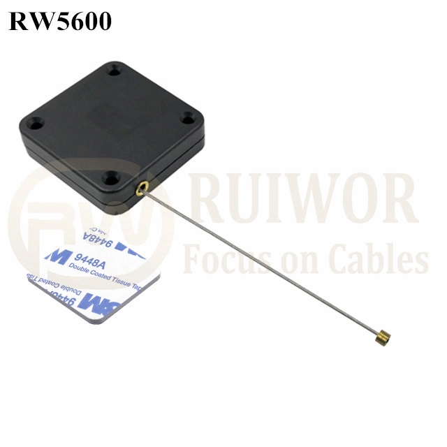 Square Heavy Duty Retractable Cable Work with Connectors for Various Products Security Display