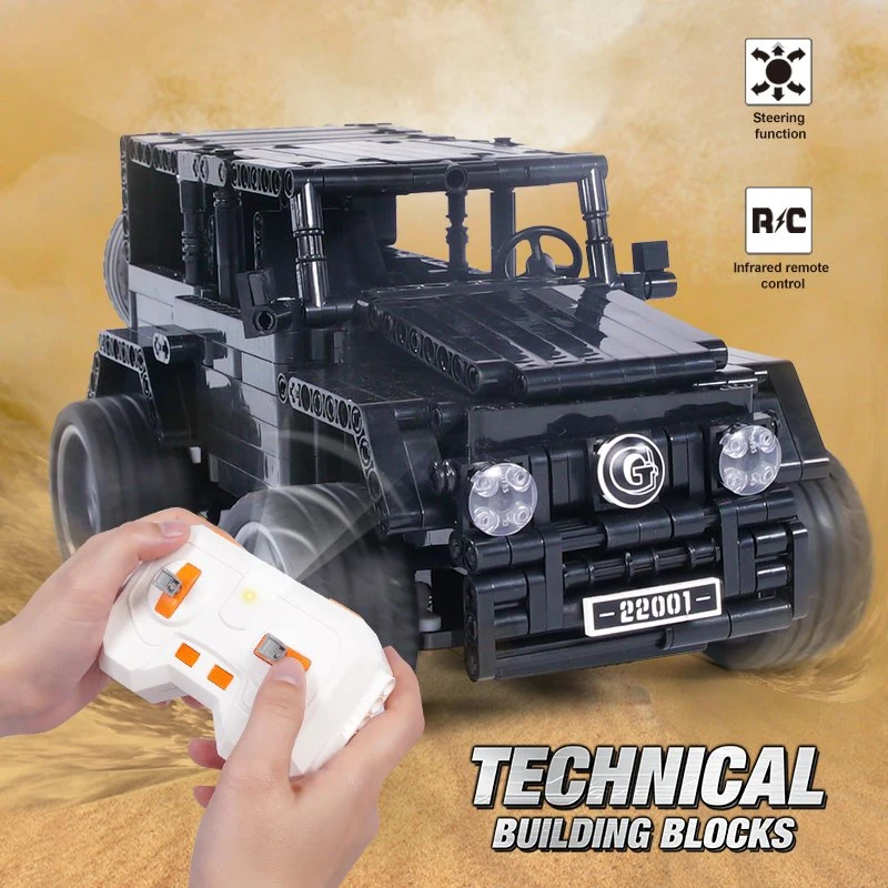 651/936PCS Benz Land Rover el bloque de construcción de la inteligencia educativa juguete con control remoto