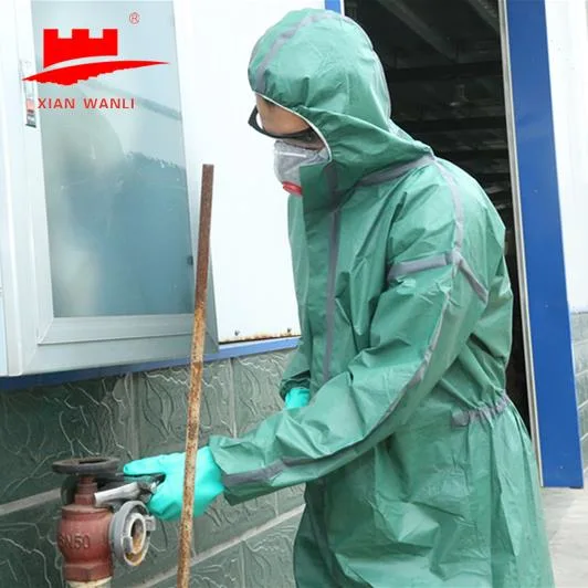 Hazmat Suit Protects Disposable Hospital Safety Full Body Chemical Protection Isolation Clothing