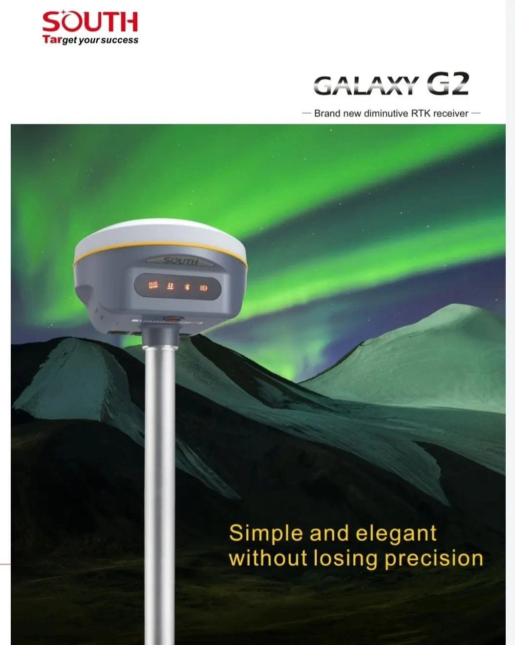 محطة نظام تحديد المواقع GPS طراز RTK الجنوبية عالية الدقة 965 قناة جنوب Galaxy G2 GPS