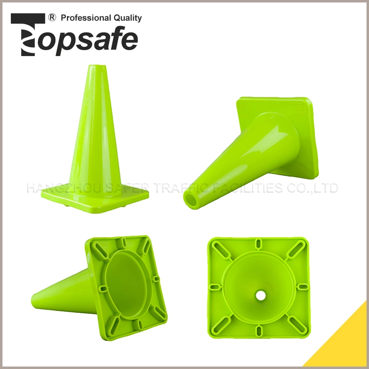 Small Soft Lime Green Color PVC Cone