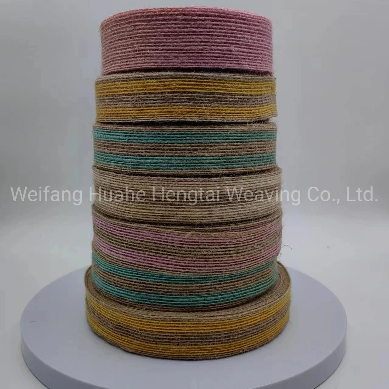 Colored Jute Ribbon DIY Hand Decorated Jute Textile Accessories