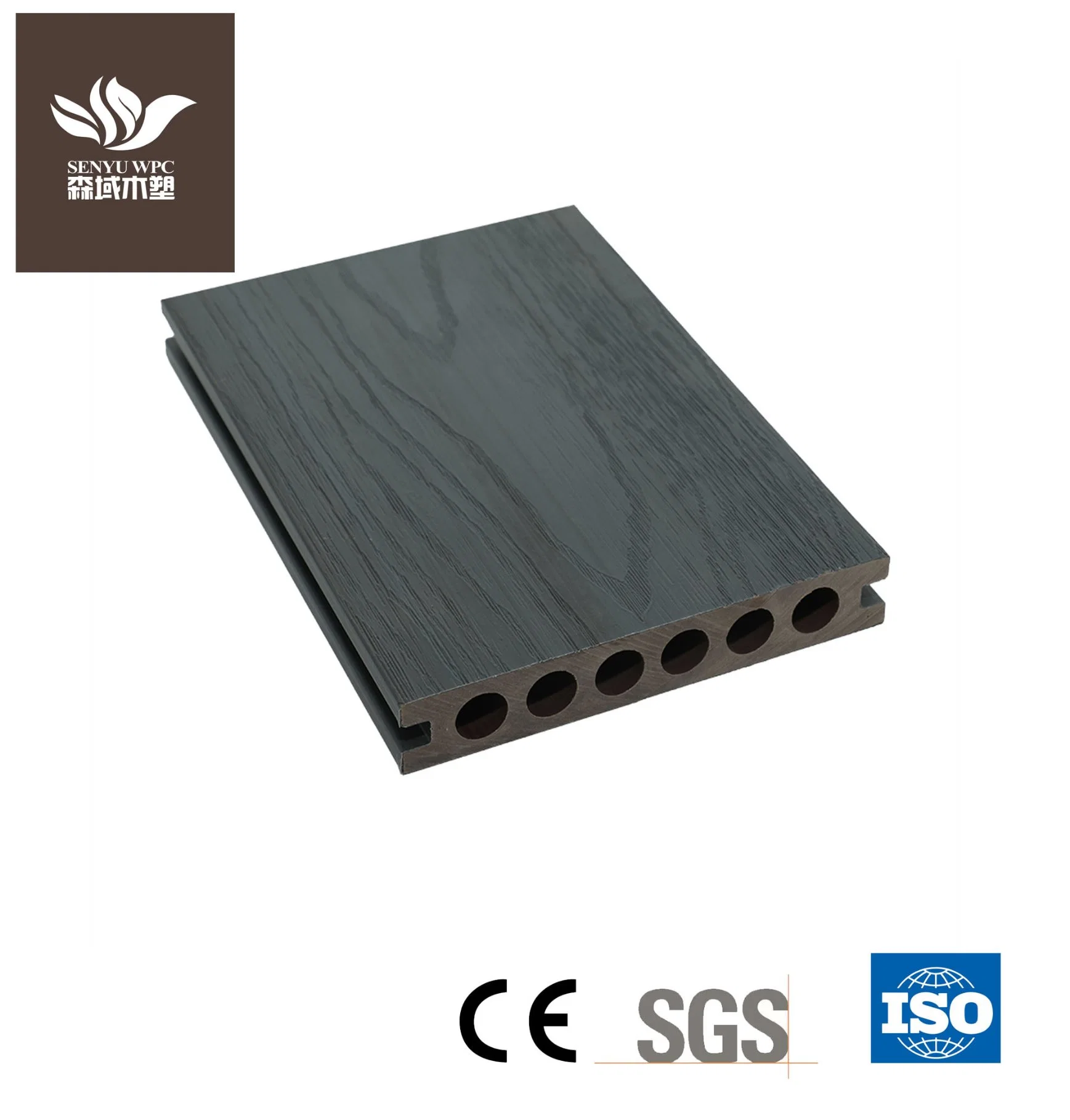 Senyu un plancher de bois Composite Decking WPC carte en plastique