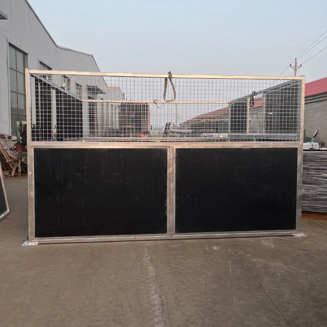 Calidad Acero galvanizado y Lambriz HDPE Caballos Stables.