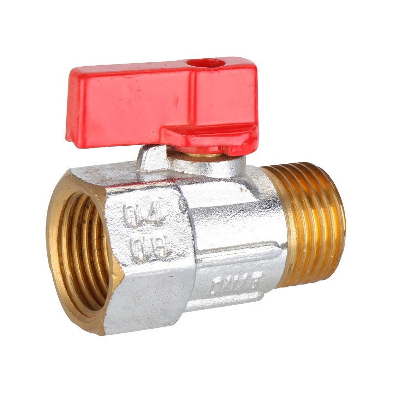 Top Sale Full Bore Brass Ball Valve Price with Plastic Handle (IC-1060)