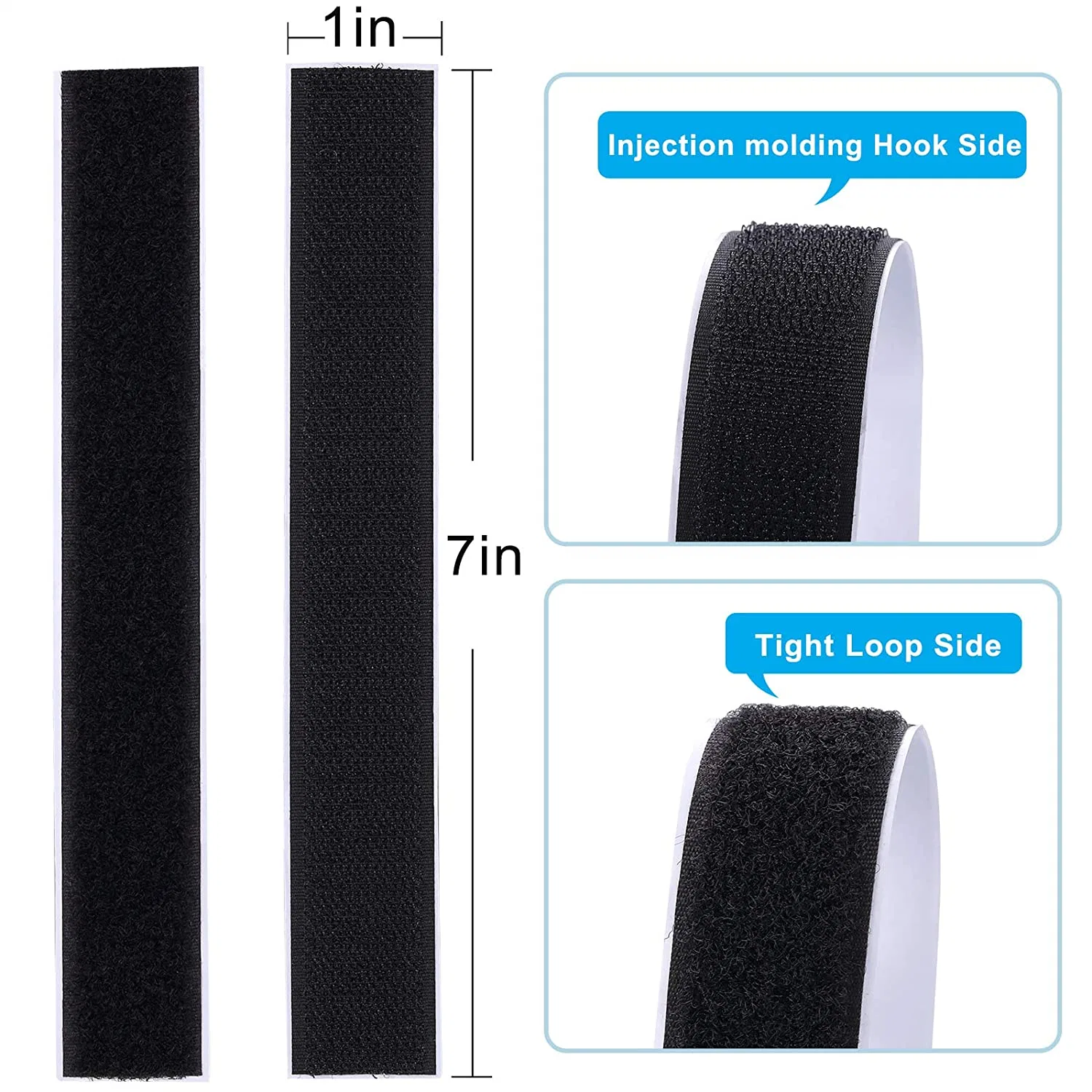 20mm Self Adhesive Hook & Loop Fasteners Tape