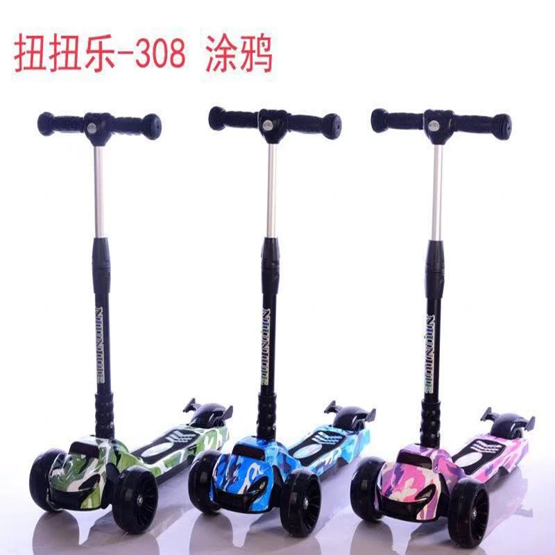 China New Style 3 Wheel Children Kids Kick Mini Foot Scooter Sc-34