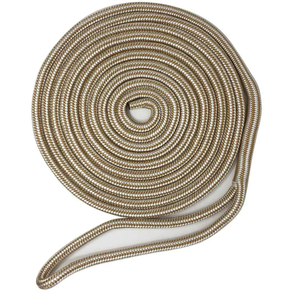 Solid Braid Mfp Anchor Line Polyester Nylon Marine Boat Mooring Safety Rope Double Braided Dock Line