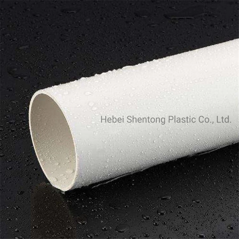 UPVC PVC Pipe 50mm 250mm 1200mm Pipe ISO Certificated for Water Supply PVC Drainage Pipe