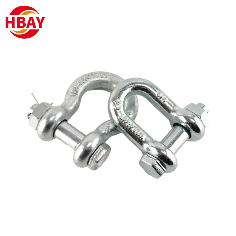 Galvanized HDG Us Type Forged G2130 Bow Shackle