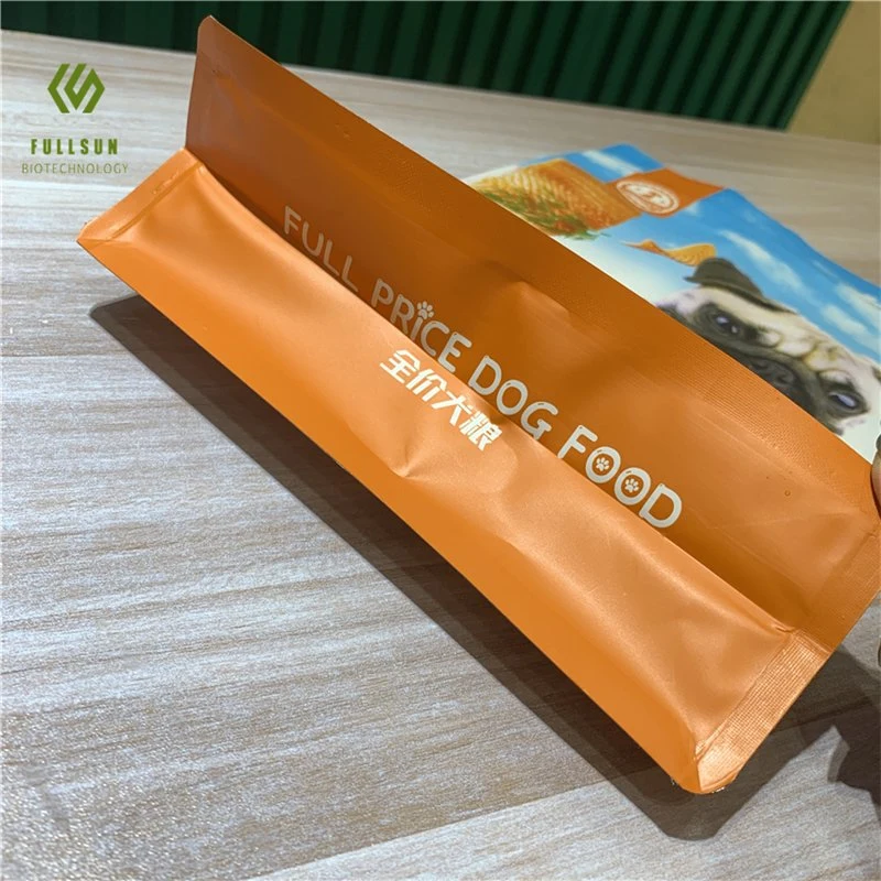 Custom Logo Printed Resealable Pet Treat Food Stand up Zipper Pouch Bag for Pet Food Packaging