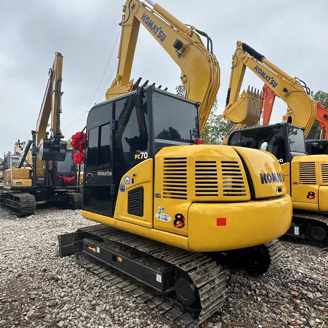 Marca japonesa Komatsu PC70 PC60 usada Mini de segunda mano Excavadora