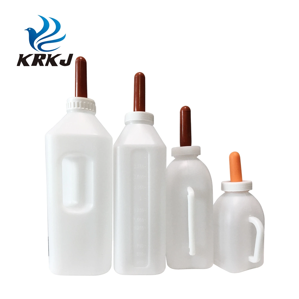 Kangrui 1L 2L 2.5L 3L 5L High Quality Veterinary Equipment Livestock Plastic Milk Bottle for Feeding Cow Sheep