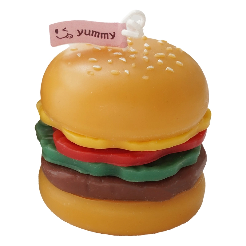 Aromatherapy Hamburger Candle Interesting Decoration Design with Hand Gift Romantic Candle Wholesale/Supplier Holiday with Hand Gift