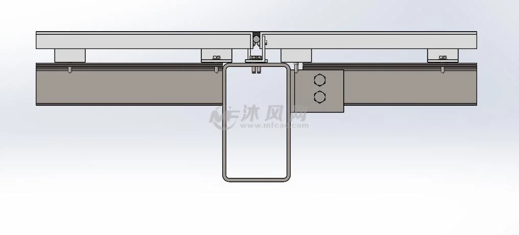 Aluminium-Frontplattenwand