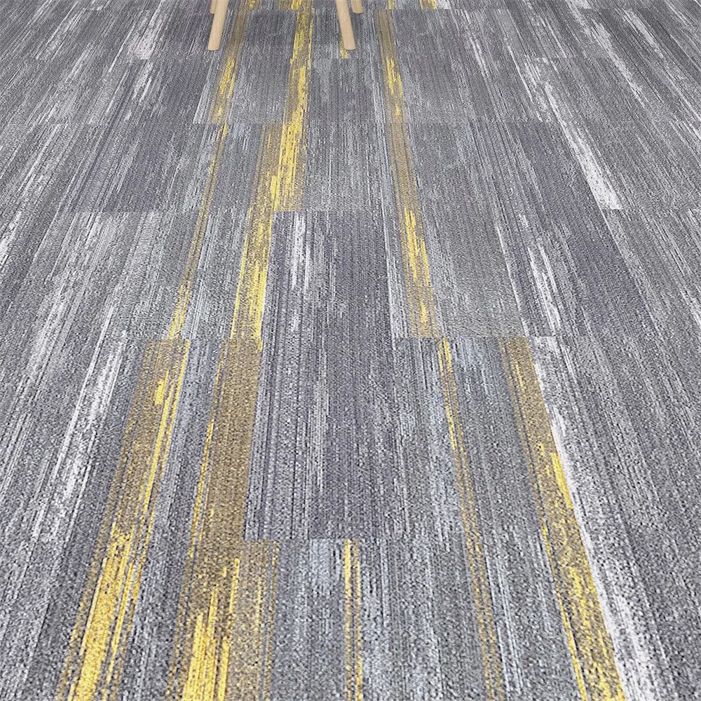 50X50 Losetas de betún de Jacquard de suelo desmontable Color sólido cuadrados de alfombra Autoadhesivos Baldosas alfombra