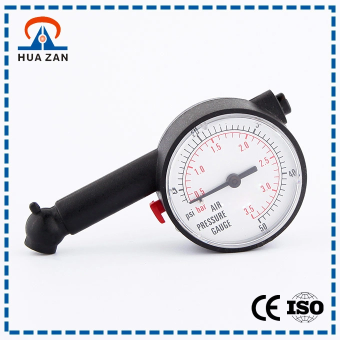 Tire Gauge Wholesale/Supplier 2.5 Inches Booted Tire Pressure Gauge