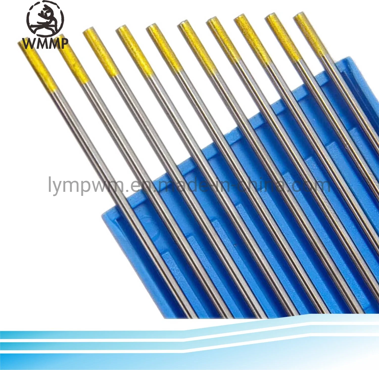 Lanthanum Tungsten Electrodes Wl15 in Gold Tips Tungsten Electrodes (WL10, WL15&WL20 electrodes)