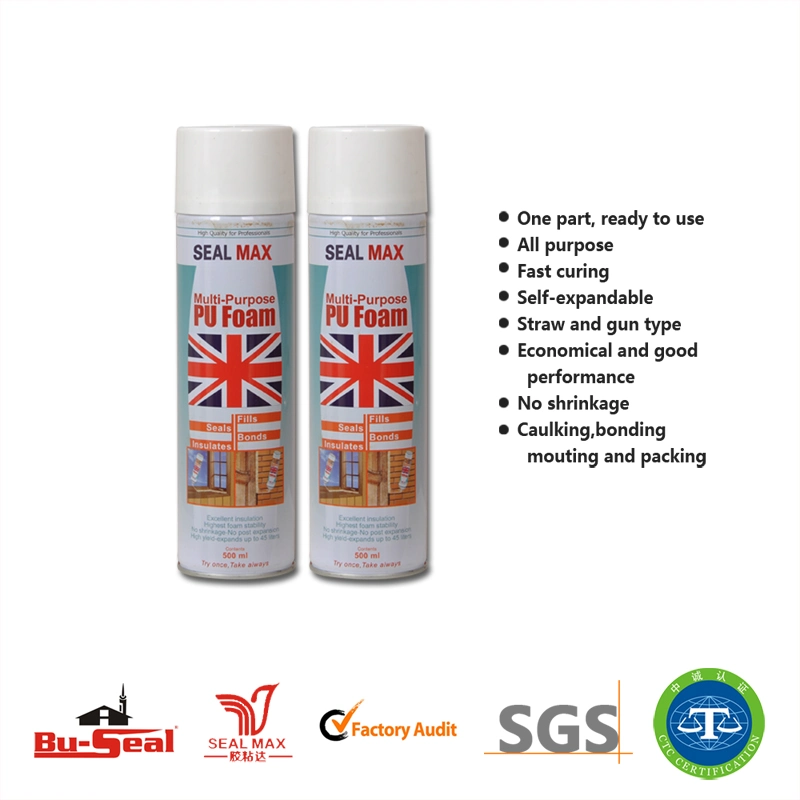 Arerosol Spray Expanding PU Foam