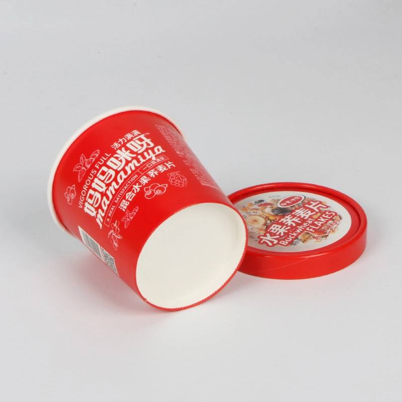 Biodegradable Disposable Paper Pulp Soup Cup with Lid