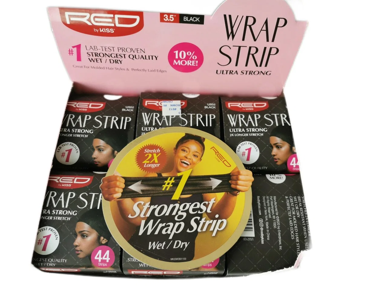 Professional Beauty Wrapp-It Styling Strips, Black & White