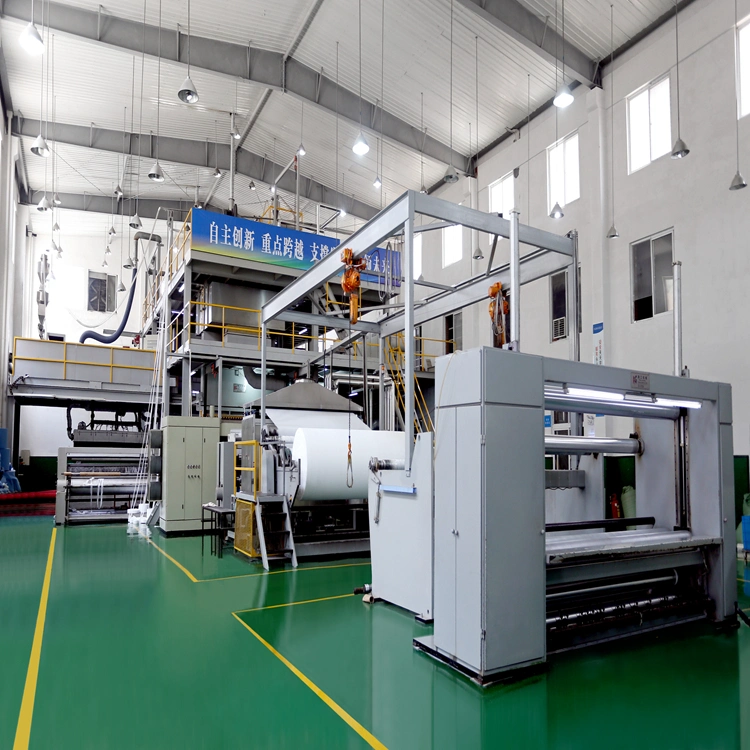 High Quality Nonwoven Fabric Cloth Produce Line Melt Blown Cloth Cutting Machine