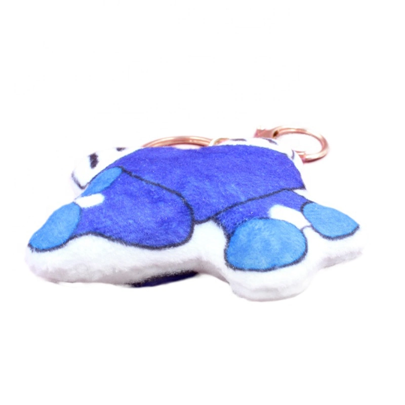 5cm Mini Size Soft 2D Frog Stuffed Toy Plush Keychain Wholesale/Supplier for Promotion